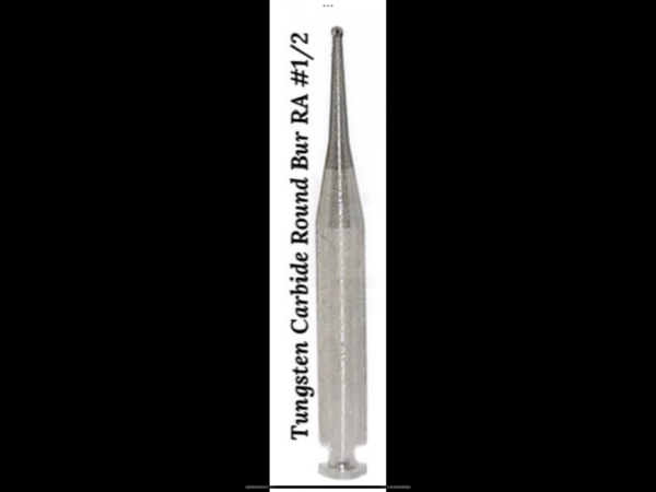 Tungsten Carbide Round Bur RA #1/2