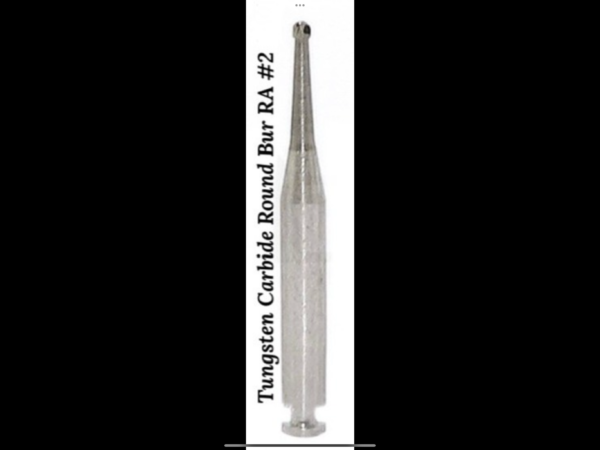 Tungsten Carbide Round Bur RA #2