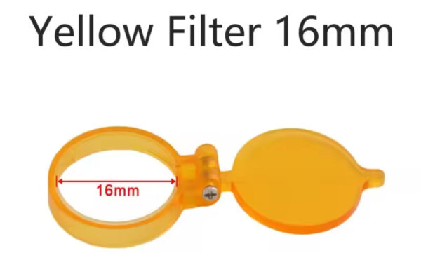 Yellow Optical Filter for Dental LED Headlights - Image 3