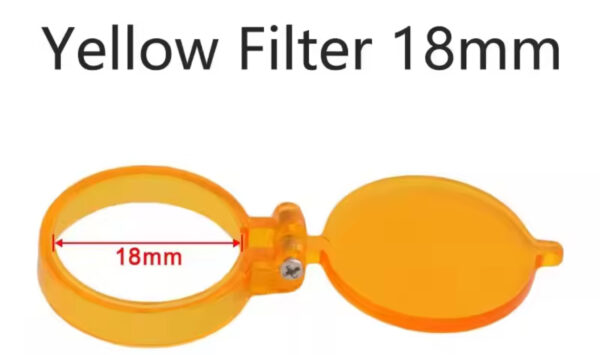 Yellow Optical Filter for Dental LED Headlights - Image 4