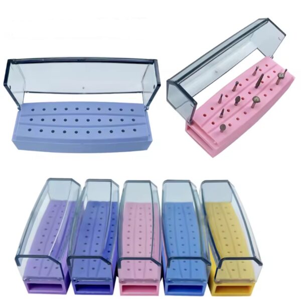Plastic Bur Holder/ Bur Block (30 Slots – High Speed Only)