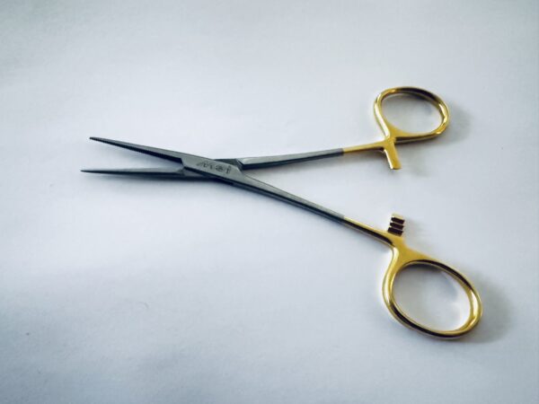 MOI Gold Handle Artery/Needle Holder Forceps