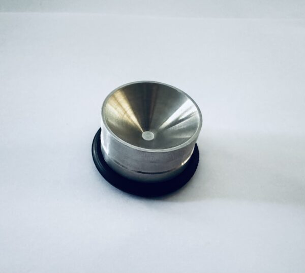 MOI Amalgam Well (Stainless Steel with Rubber Base)
