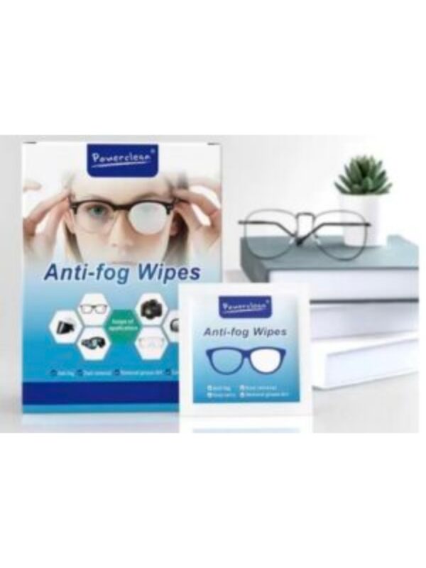 Powerclean Anti-Fog Wipes (10pcs)