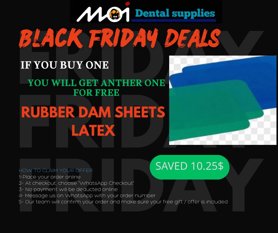 Rubber Dam sheets Latex + Another pack Free