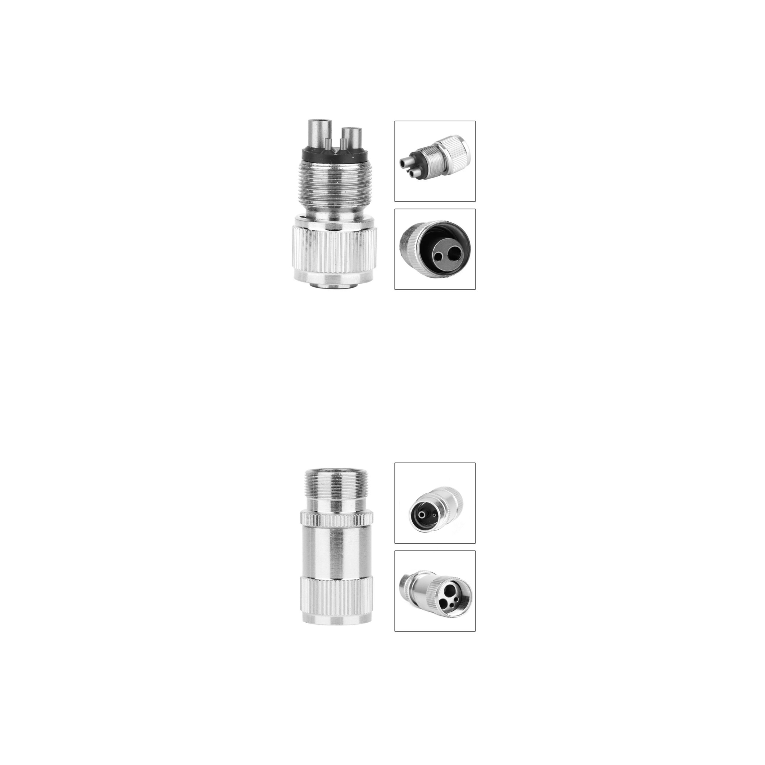 Dental Unit Quick Coupler Adapters – Choose from Variations (2-Hole / 4-Hole Conversion)